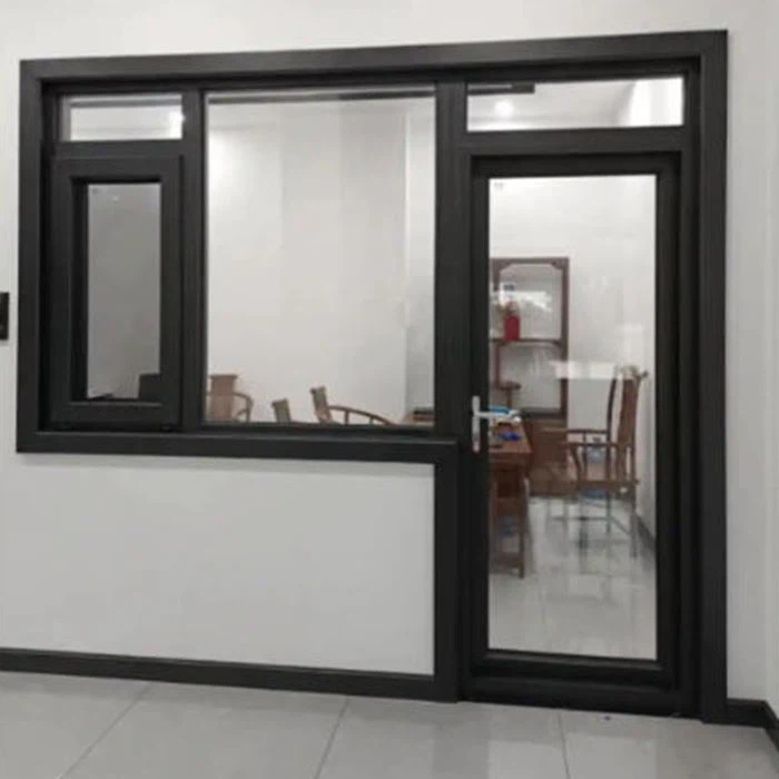 aluminium double glazed doors factory